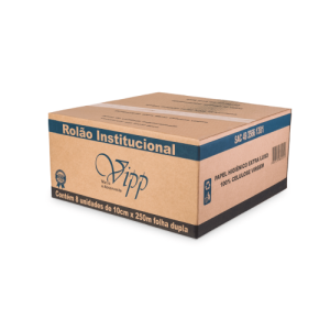 PAPEL HIG ROLAO FOLHA DUPLA VIPP 08X250