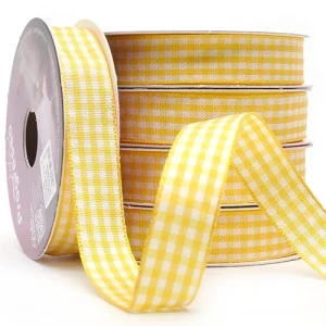 FITA XADREZ XT003 15MM COR 038 AMARELO OURO - 10 MT