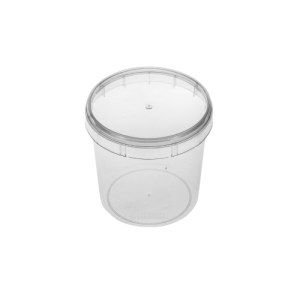 POTE REDONDO 220 ML C/ LACRE - C/10 PLASTILANIA