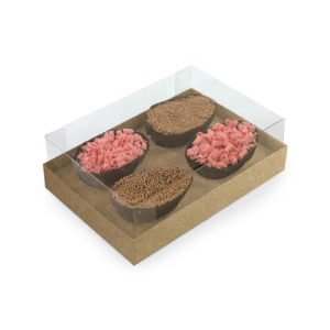 CAIXA DEGUSTACAO P/6 MINI OVOS 100G KRAFT - 13006558