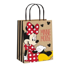 SACOLA MINNIE KRAFT P 21,5X15X8 - 14001193