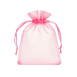 SACO ORGANZA 20X30 ROSA CL C/10