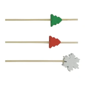 PALITOS APERITIVO NATAL DECOR 12CM C/50 - 21420