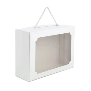 CESTA NA CAIXA C/VS/ALCA BCO P 27X19,5X9 - 13006791