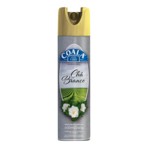 ODORIZANTE AEROSSOL CHA BRANCO 400ML - COALA