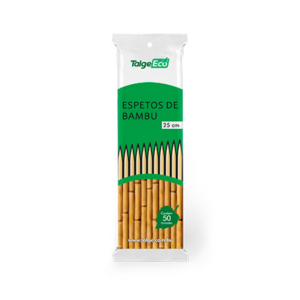 ESPETO DE BAMBU 25CM C/1.000 - TALGE