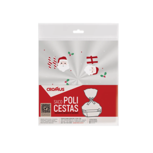 SACOS POLI NATAL 52X70 AUTOSSERV C/3 - 11201145