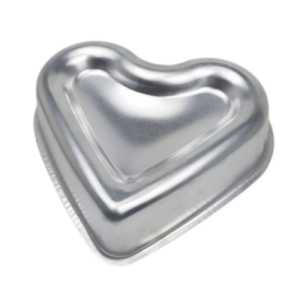 FORMA BALLERINE CORACAO CRESPA ALUMINIO