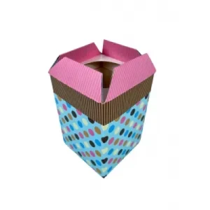 CAIXA PASCOA CUBO POA/COLORS 9X13X9 253153