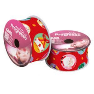 FITA  EGP009TR 38MM 360 ELEMENTOS NATALINOS RUSTICOS - 10 MT