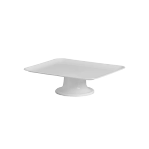 BANDEJA BRANCA C/ PEDESTAL 27X32 TRES TRIANG