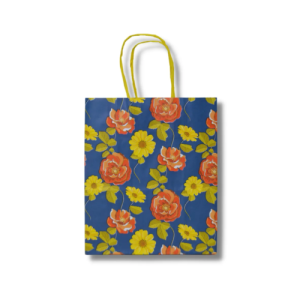 SACOLA CHITA FLORES 17,5X8,5X21,5