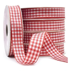 FITA XADREZ XT003 15MM COR 209 VERMELHO - 10 MT