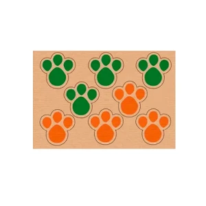 CARTELA ADESIVA PEGADAS DE CENOURA G PT C/2 UN - 18100190