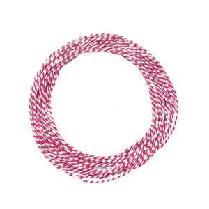 FIO DECORATIVO PAPEL PINK/BRANCO 10MT - 19000596