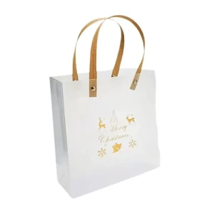 SACOLA PVC MERRY CHRIST 22X25X9 - 27490