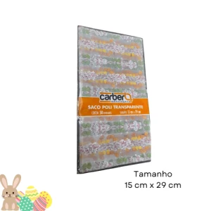 SACOS POLI DECOR. 15X29 - C/50 POA BCO - 11300233