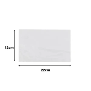 SACOS PLAST BRANCO 22X12