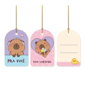 TAGS DE PARA CAPIVARA CLUB 5X8 C/12 - 18000168