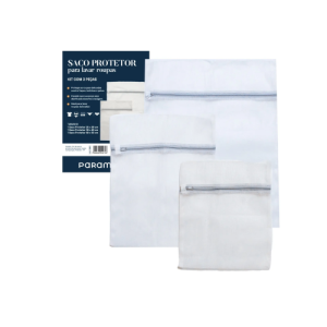 KIT SACOS PROTETORES P/ LAVAR ROUPAS C/03 PARAMOUNT
