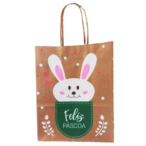 SACOLA PAPEL PASCOA POCKET 23,5X17X28
