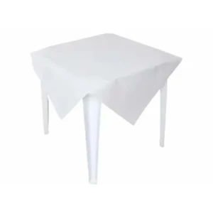 TOALHA PLAST BRANCA MESA 80X120 - C/10