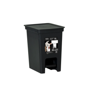 LIXEIRA C/ PEDAL 32X2,5X44,5 CM FLY 20L PRETO PARAMOUNT