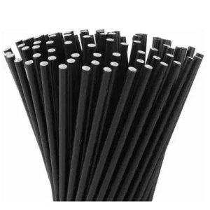 CANUDO PAPEL 10 MM PRETO C/ 25