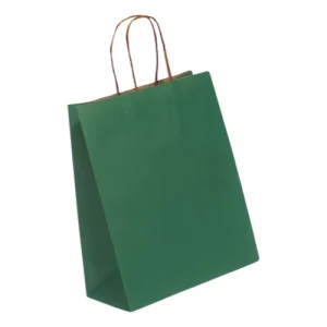 SACOLA PAPEL VERDE 9,5X7,5X14,5 C/ 10