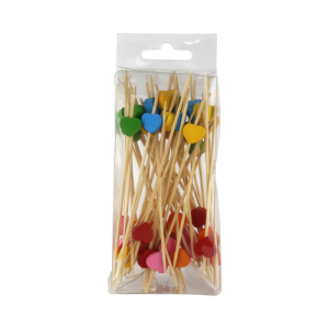 PALITOS APER.BAMBU LOVE COLOR 12CM C/50 - 29687