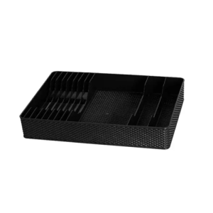 ESCORREDOR DE PRATOS 40,5 X 28,6 X 6,5 CM PRETO LINEA PARAMOUNT