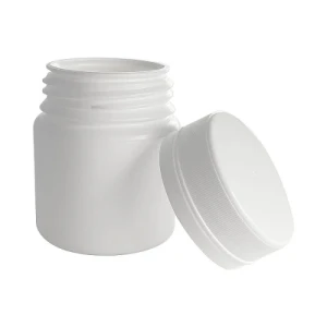 POTE PLAST BRANCO 50GR C/ TAMPA ROSCA LACRE C/10