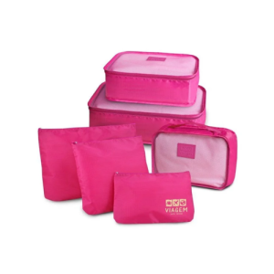 KIT ORGANIZADOR DE MALAS 06PC - ARH18608 PINK