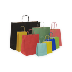 SACOLA PAPEL PRETO 17,5X8,5X33 - C/10