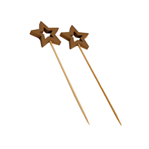 PALITOS APERITIVO ESTRELA 12CM C/50 - 27529