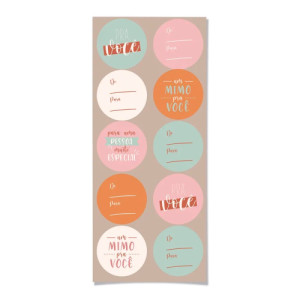 ADESIVO REDONDO MIMO C/10 - 28110206