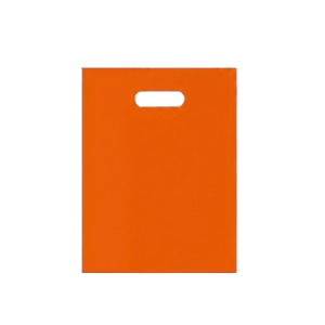 SACOLA PLAST. 16X20 LARANJA C/50