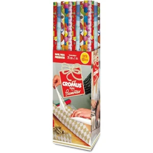 PAPEL PRESENTE FOLHA 70X100 SORTIDO CROMUS INFANTIL