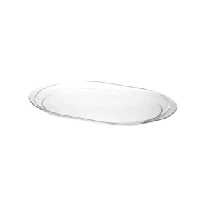BANDEJA OVAL 33X48 CRISTAL - TRES TRIANG