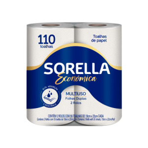 PAPEL TOALHA COZINHA SORELLA ECONOMICA 2X55