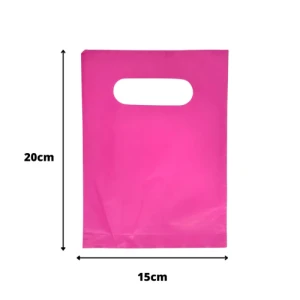 SACOLA ECO B. PALHACO PINK 15X20 - C/250
