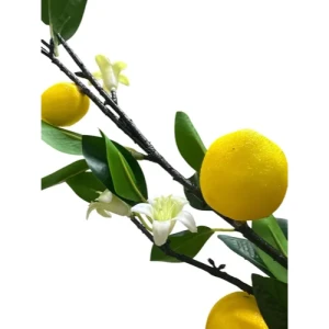 HASTE LIMAO SICILIANO C/FLOR 75CM C/3 FRUTOS - 42179