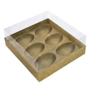 CAIXA DEGUSTACAO 100G P/ 6 MINI OVOS KRAFT - 13006558