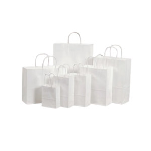 SACOLA PAPEL BRANCO 11,5X7,5X14,5 CADARCO C/10
