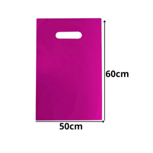 SACOLA ECO B. PALHACO PINK 50X60 - KG