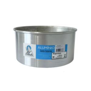 FORMA DE BOLO 25X10 FUNDO FALSO ALUMINIO