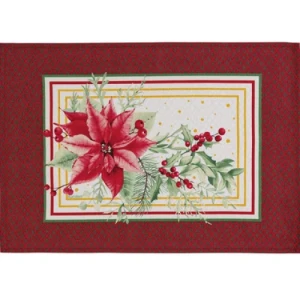 JOGO AMERICANO 33X45 NATAL FLOR - JAW9270