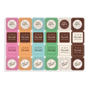 CARTELA ADESIVA CHOCOLATIER 18100088 - C/48