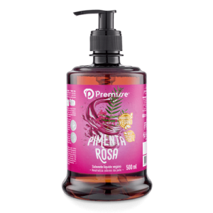 SABONETE LIQ. VEGANO PIMENTA ROSA - 500ML PREMISSE