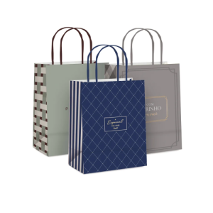 SACOLA PAPEL 32X26,5X13 14000740 CASUAL MASCULINO